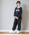セール★1690円→1490円 裏毛サイドハート刺繍ジョガーパンツ キッズ メール便不可