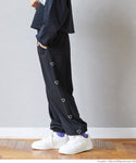 セール★1690円→1490円 裏毛サイドハート刺繍ジョガーパンツ キッズ メール便不可