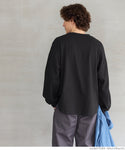 セール★1990円→1490円 Tシャツ メンズ ヘビーウェイト ロングTシャツ 長袖 コットン クルーネック リブ 無地 ストレッチ ビッグシルエット メール便不可 24aw coca コカ