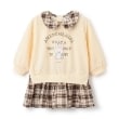 ピューピルハウス(Pupil House)のドッキングワンピース アイボリー(104)
