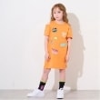 エックスガール ステージス(X-girl STAGES)のMIXロゴ肩あきTワンピース1